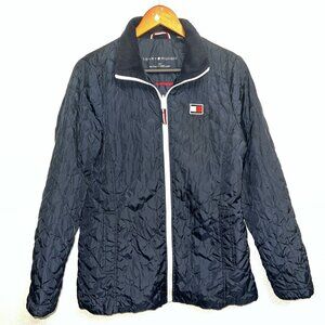 Tommy Hilfiger Womens 3-in-1 All Weather System Jacket Full Zip Navy Blue Medium